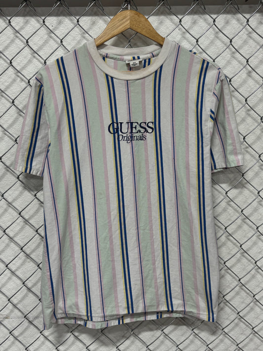 Vintage Guess Originals Striped Classic Tee Size Small