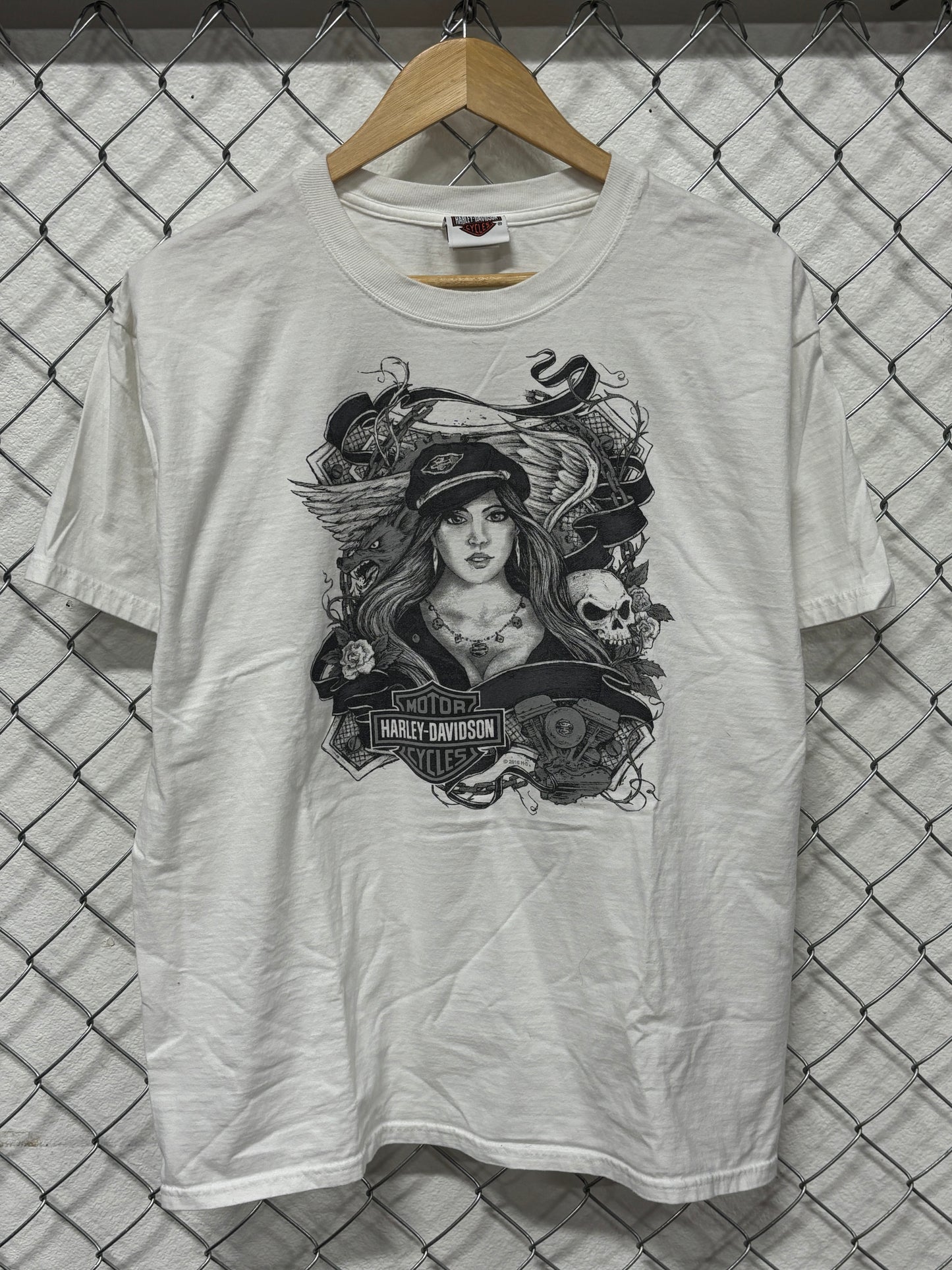 Harley Davidson Beartooth Billings Montana Biker Tee Size Large