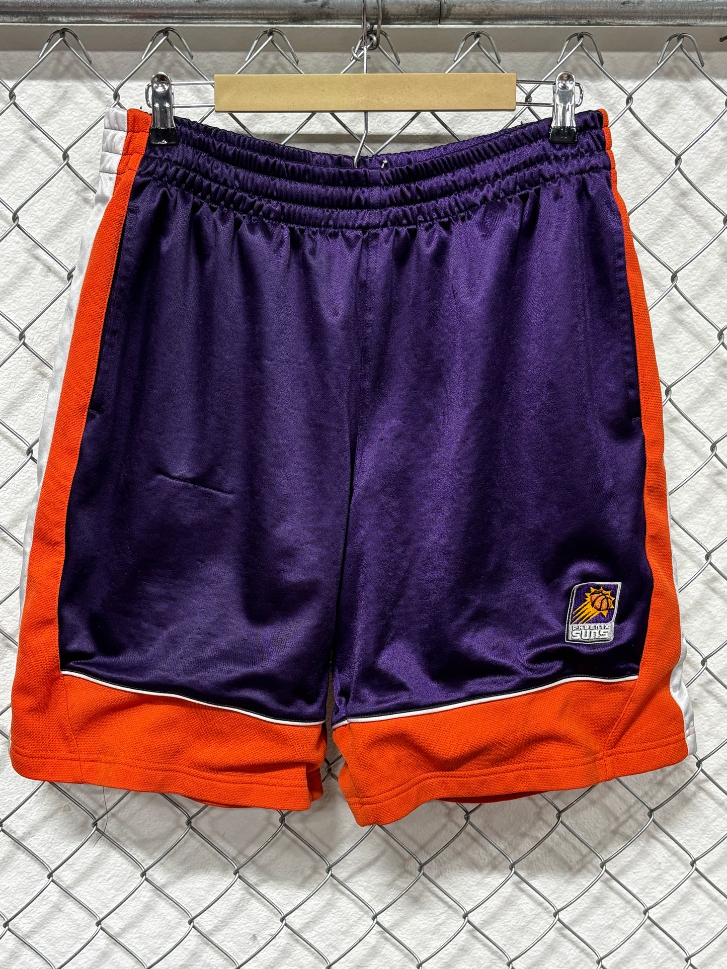 Phoenix Suns Old School NBA Logo Shorts Size Large