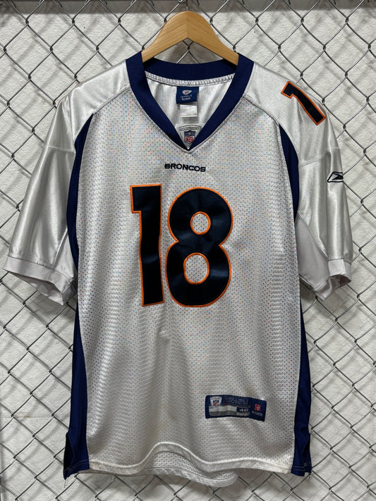 Reebok Denver Broncos On Field Payton Manning #18 Jersey Size Large