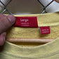 Supreme FW22 Pale Yellow Box Logo Crewneck Size Large