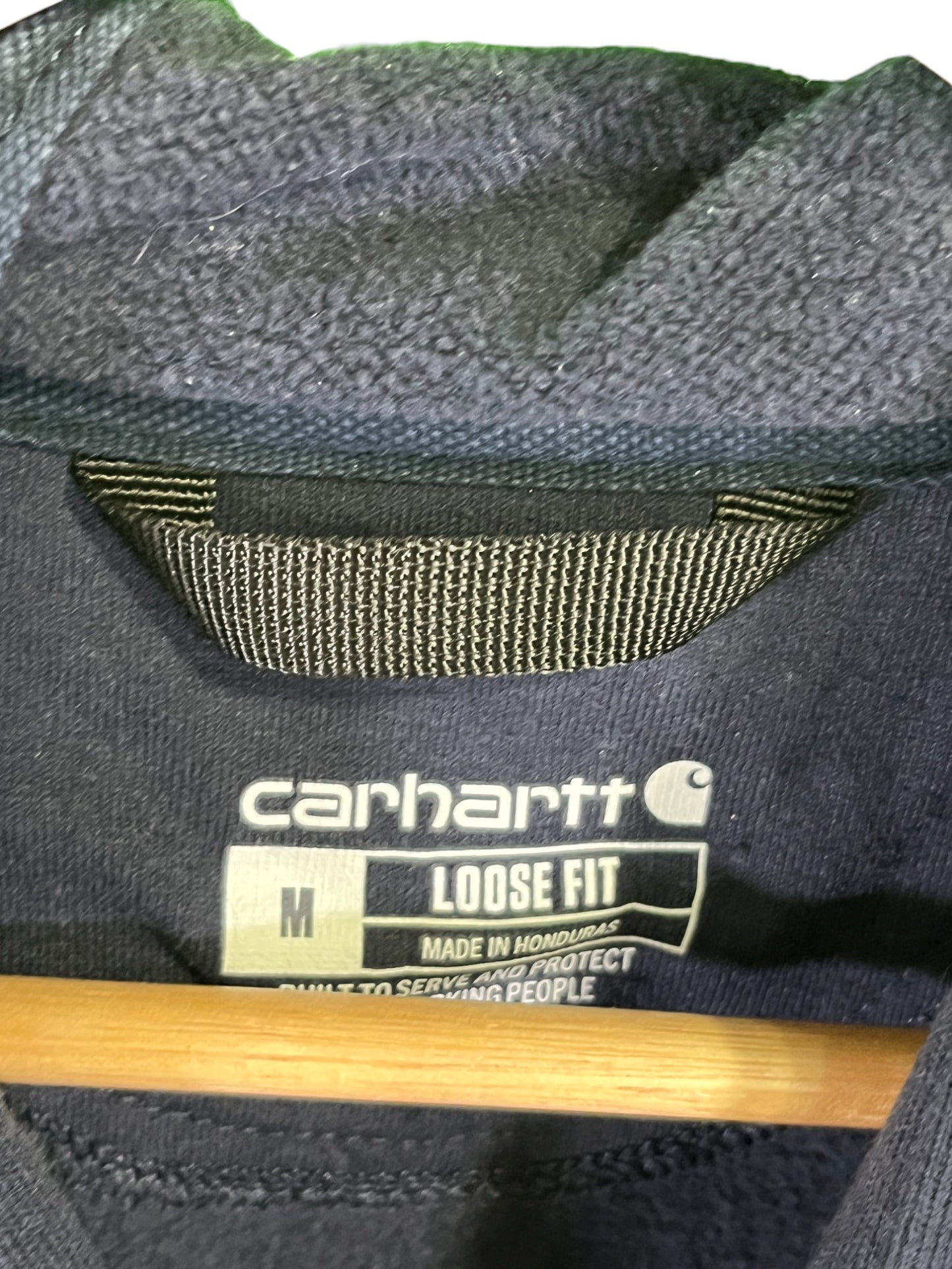 Carhartt Loose Fit Classic Logo Hoodie Size Medium