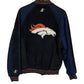 Vintage Logo Athletic Denver Broncos Helmet Logo Bomber Jacket Size Medium