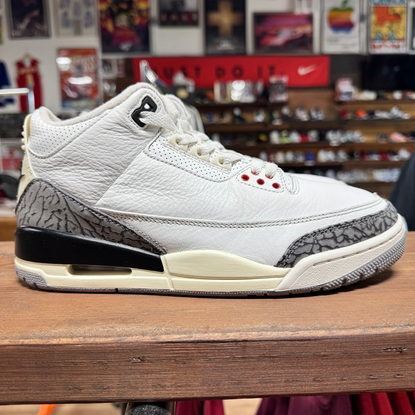 Jordan 3 'White Cement Reimagined' Size 8