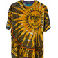 Vintage 90's Liquid Blue Sun and Moon Double Sided AOP Graphic Tee Size XL