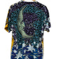 Vintage 90's Liquid Blue Sun and Moon Double Sided AOP Graphic Tee Size XL