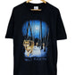 Vintage Y2K Wild Earth Wolf Pack Nature Graphic Tee Size Large