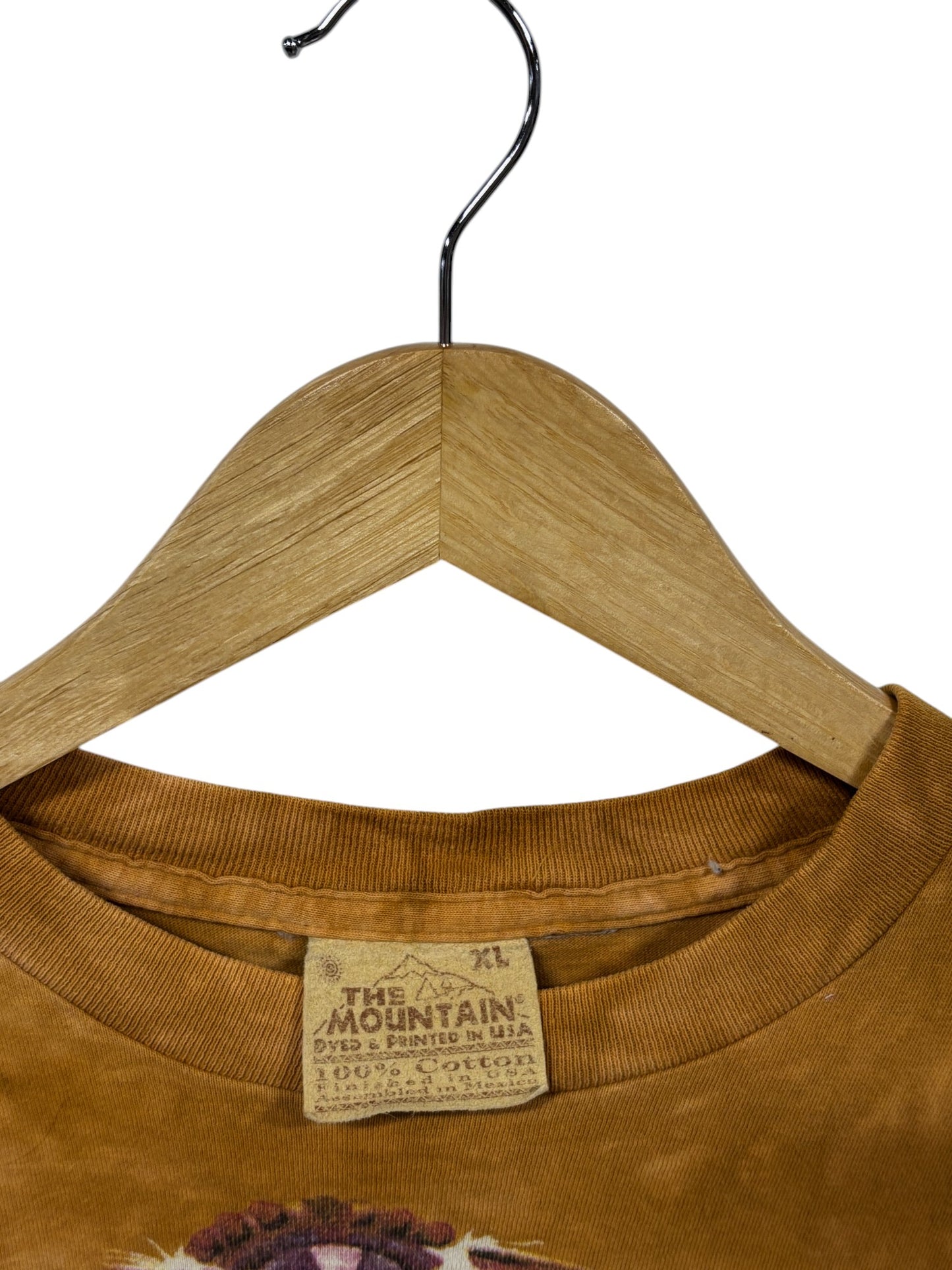 Vintage 90's The Mountain Native American Art Graphic Tee Size XL
