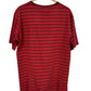 Vintage 90's Reebok Striped Spell Out Tee Size XL