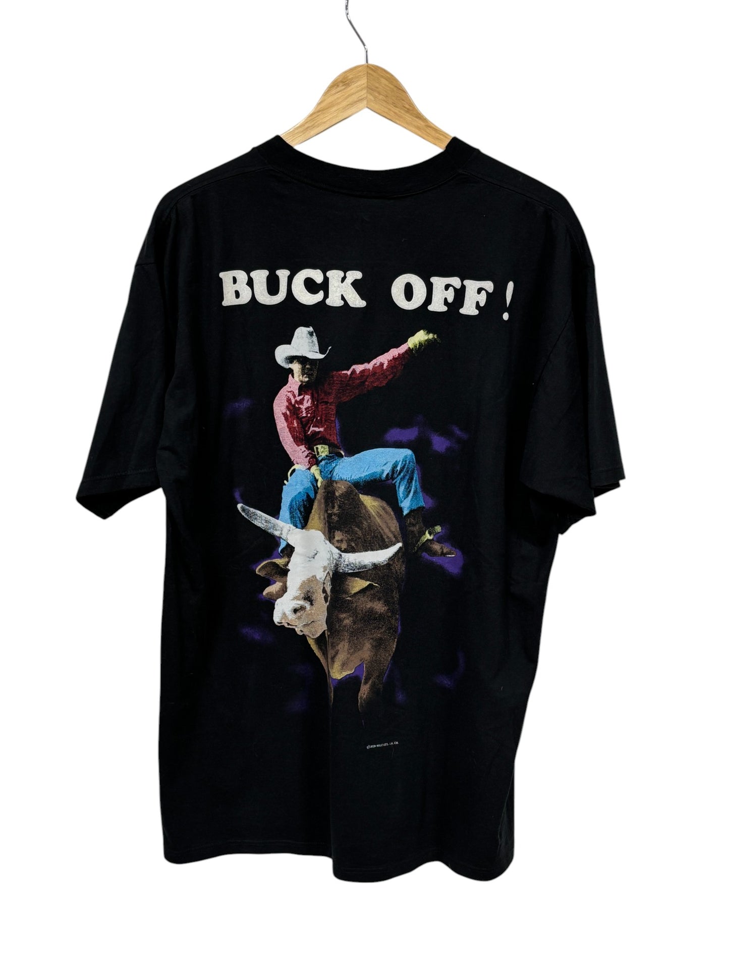 Vintage 90's Buck Off Been There Done That Graphic Tee Size XL
