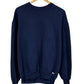 Vintage 90's Russell Athletic Made in USA Blue Blank Crewneck Sweater Size XL