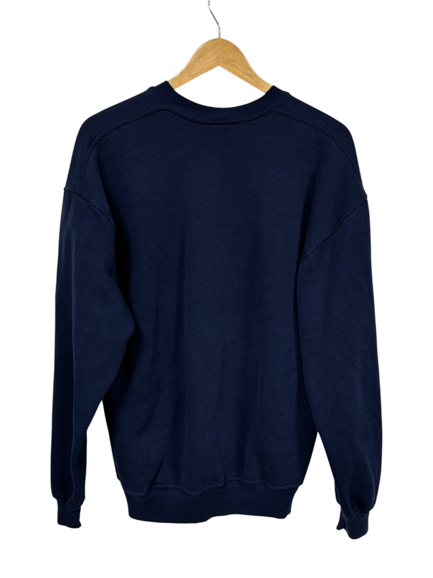 Vintage 90's Russell Athletic Made in USA Blue Blank Crewneck Sweater Size XL
