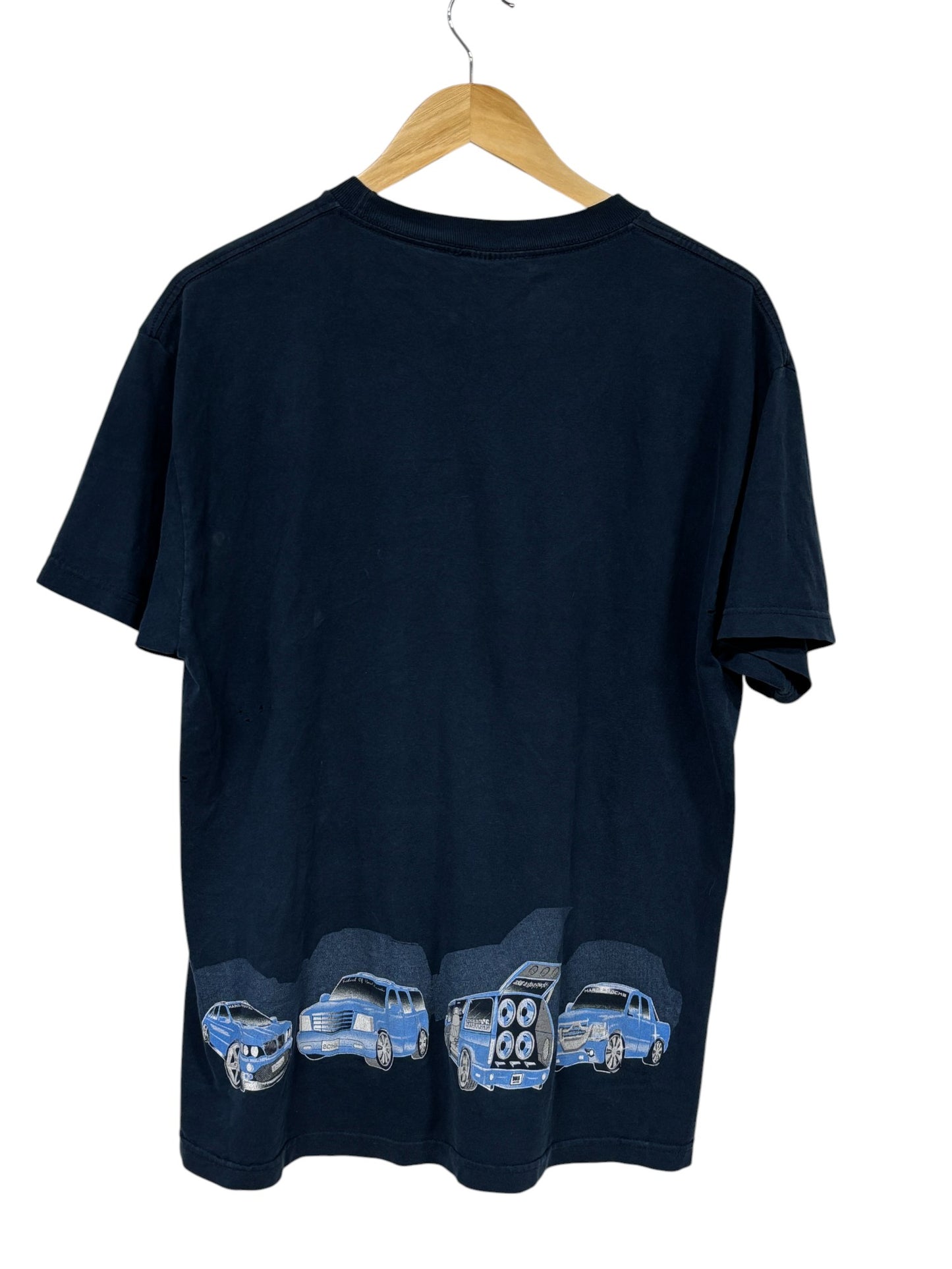 Vintage Y2K School of Hard Knocks Hip Hop Graphic Tee Size Large