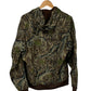 Vintage Muleskins Made in USA Woodland Camo Zip Up Hoodie Size Large