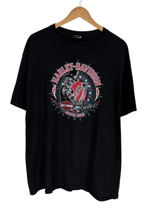 Harley Davidson Stubbs Houston Texas Biker Graphic Tee Size XXL