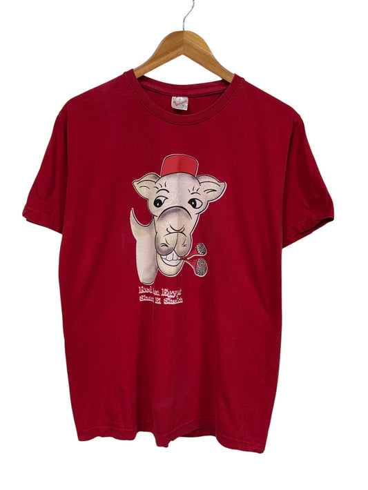 Vintage 90's Red Sea Egypt Camel Graphic Tee Size Medium
