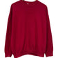 Vintage 90's Fruit of the Loom Red Blank Crewneck Sweater Size XL