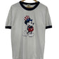 Vintage 90's Disney Mickey Mouse Fourth of July Ringer Tee Size Large
