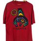 Vintage 90's Vancouver Canada Killer Whale Art Graphic Tee Size XL