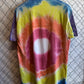 Vintage 1995 Taz Looney Tunes Tie Dye Big Print Cartoon Tee Size Large