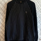 Octobers Very Own OVO Black Pinstripe Familia Sweater Size XL