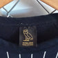 Octobers Very Own OVO Black Pinstripe Familia Sweater Size XL