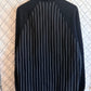 Octobers Very Own OVO Black Pinstripe Familia Sweater Size XL
