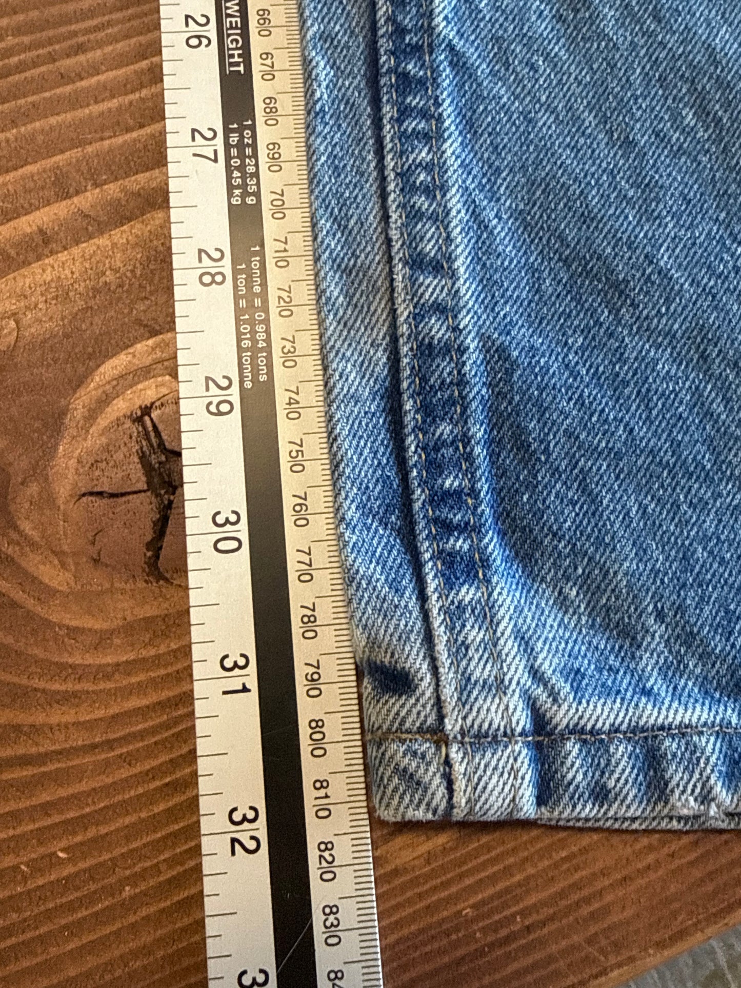 Carhartt Denim Dungaree Fit Carpenter Jeans Size 32x32