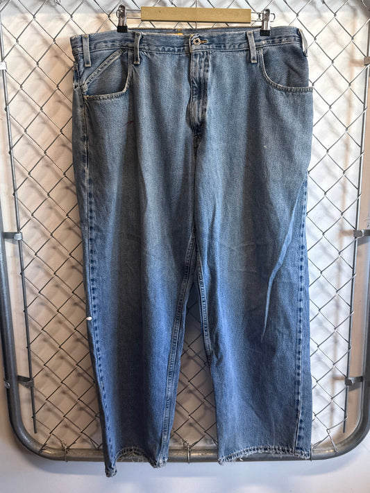 Vintage Levi's Silver Tab Baggy Denim Jeans Size 40x27