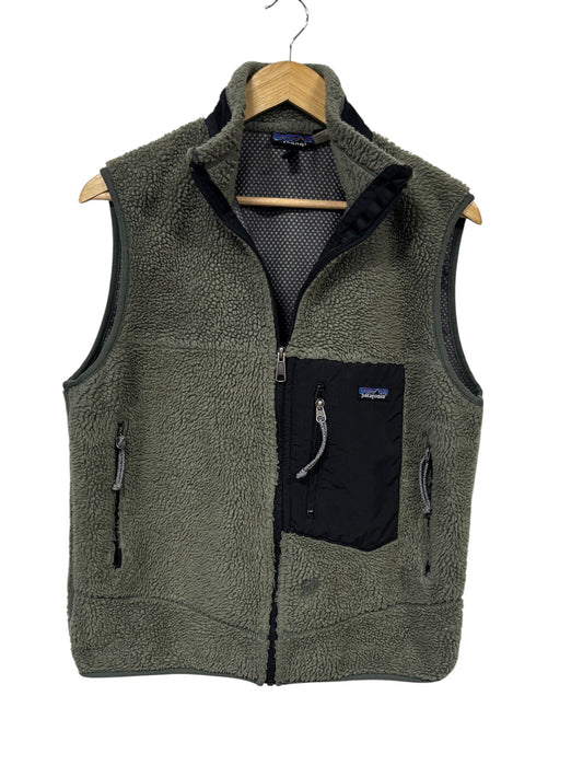 Vintage Patagonia Made in USA Retro X Deep Pile Vest Green Size Medium