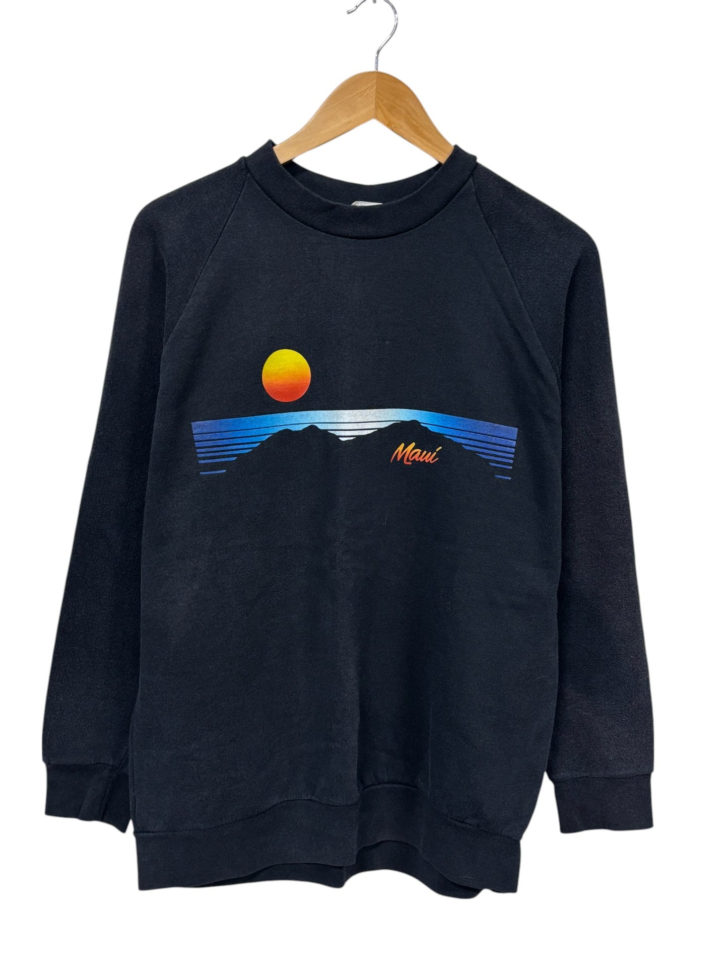 Vintage 90's Maui Hawaii Sunset Nature Crewneck Sweater Size XL