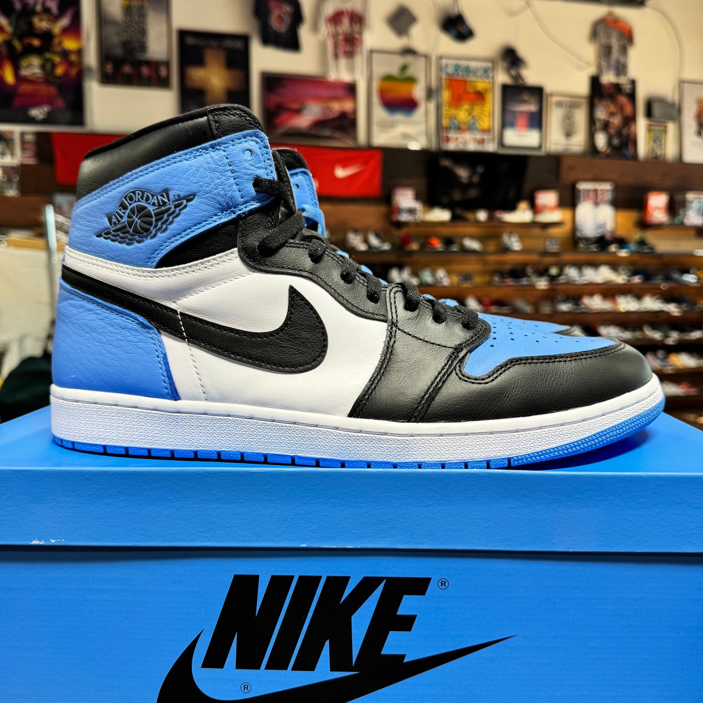 Jordan 1 'UNC Toe' Size 14