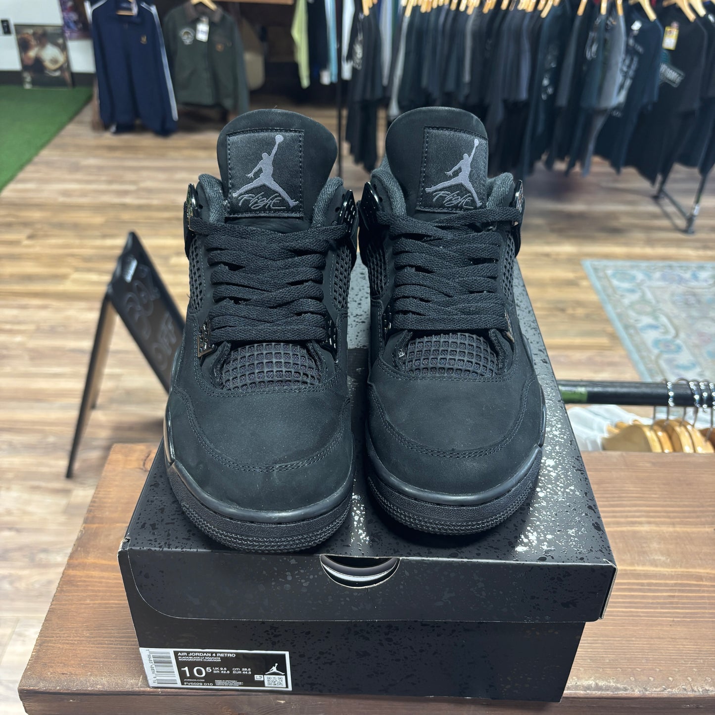 Jordan 4 'Black Cat' Size 10.5