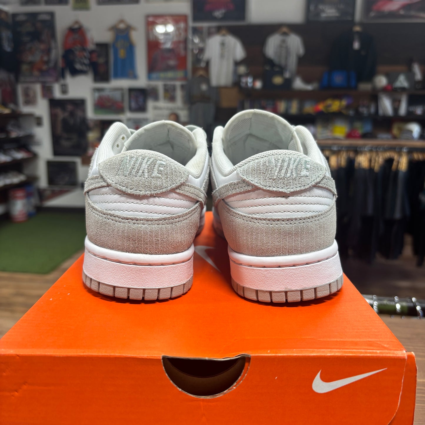 Nike Dunk Low 'Light Silver Corduroy' Size 9W/7.5M