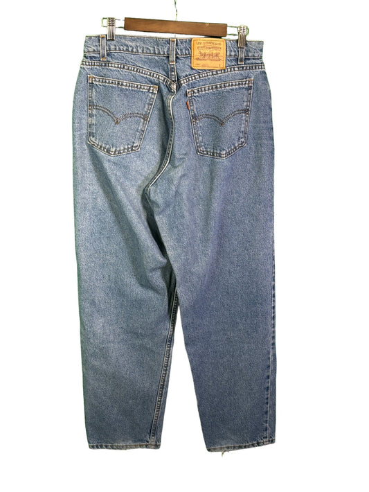 Vintage Levi's Made in USA Light Wash 960 Denim Jeans Size 31x30