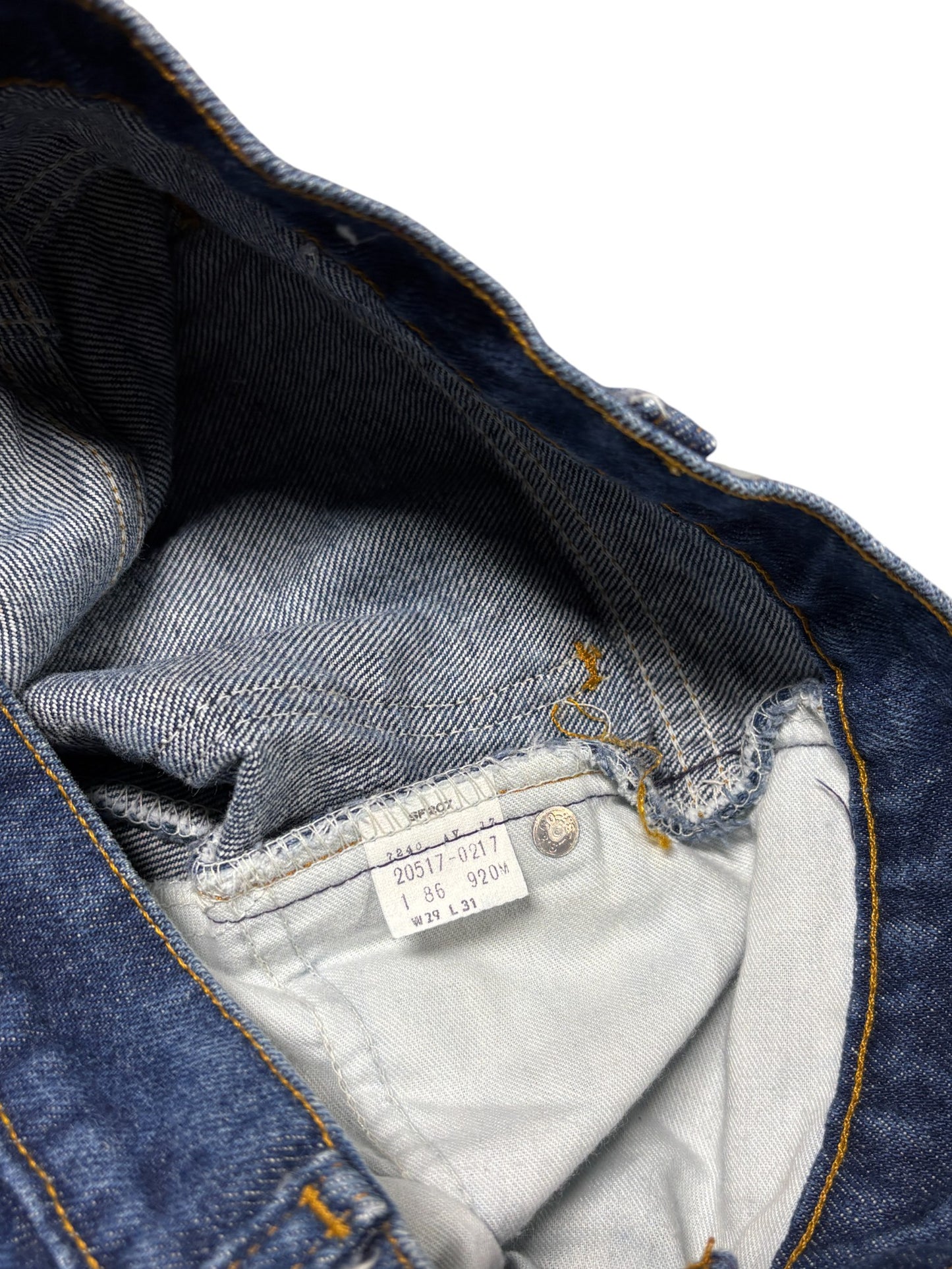 Vintage 90's Levi's Made in USA 517 Bootcut Denim Jeans Size 27x29