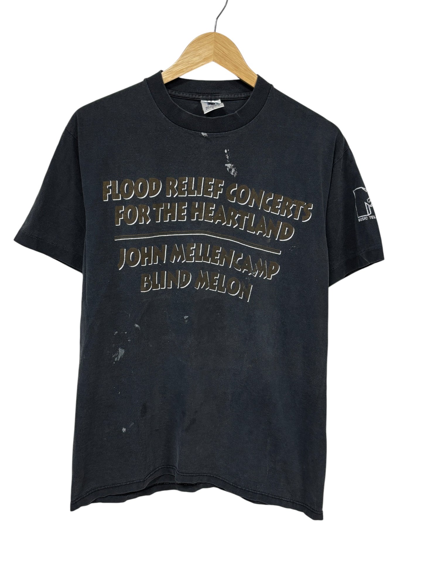Vintage MTV 1993 John Cougar Mellencamp Blind Melon Concert Tee Size Large