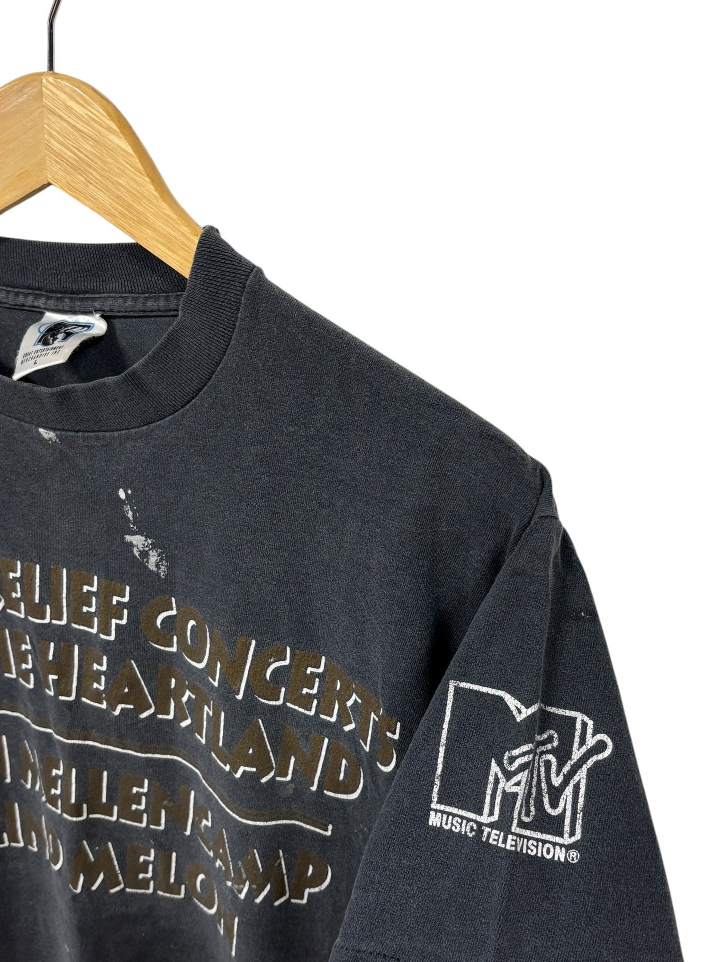 Vintage MTV 1993 John Cougar Mellencamp Blind Melon Concert Tee Size Large