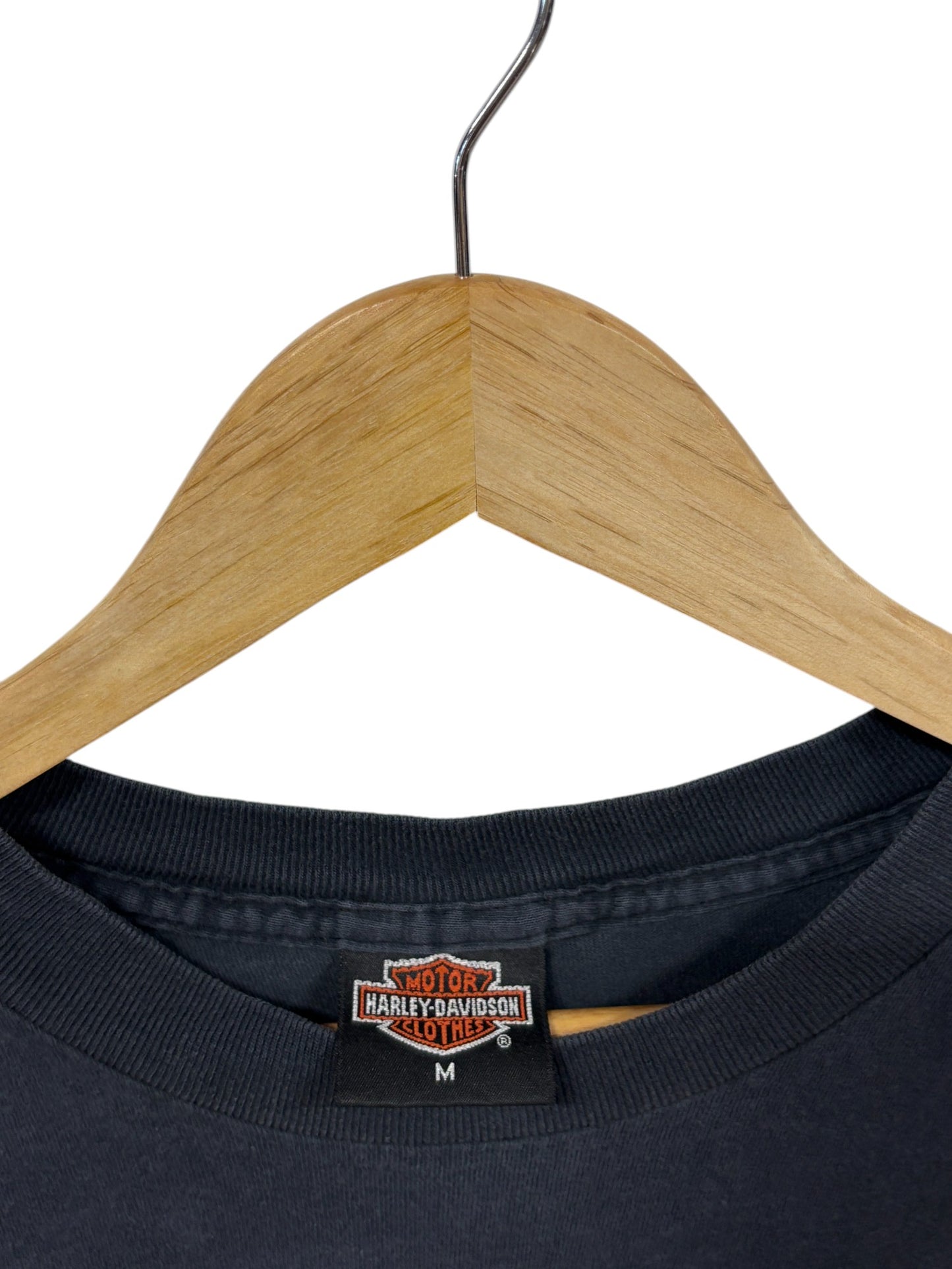 Vintage 90's Harley Davidson Milwaukee Iron Medallion Biker Tee Size Medium
