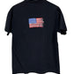 Vintage 90's Wild Oats American Flag Big Print Graphic Tee Size Large