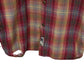 Vintage 90's No Fear Plaid Grunge Flannel Button Up Shirt Size Large