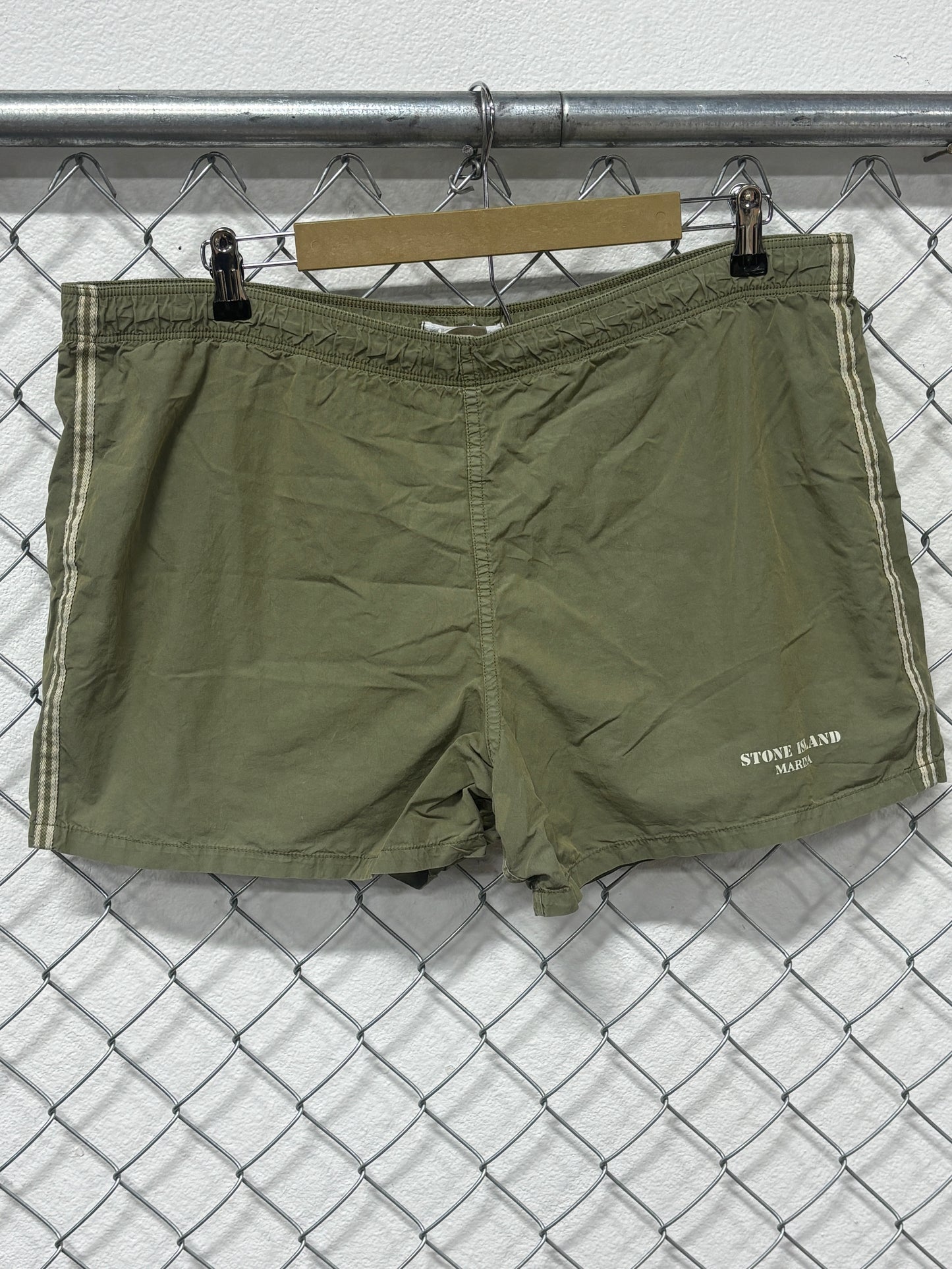 Stone Island Marina Green Trunks Shorts Size 38