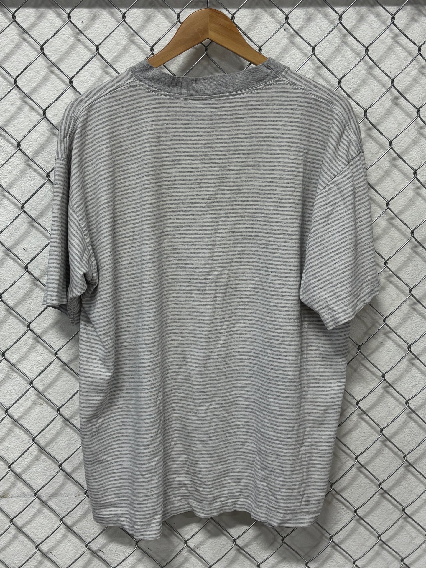 Vintage 90's Virginia Beach Striped Sailing Graphic Tee Size XL