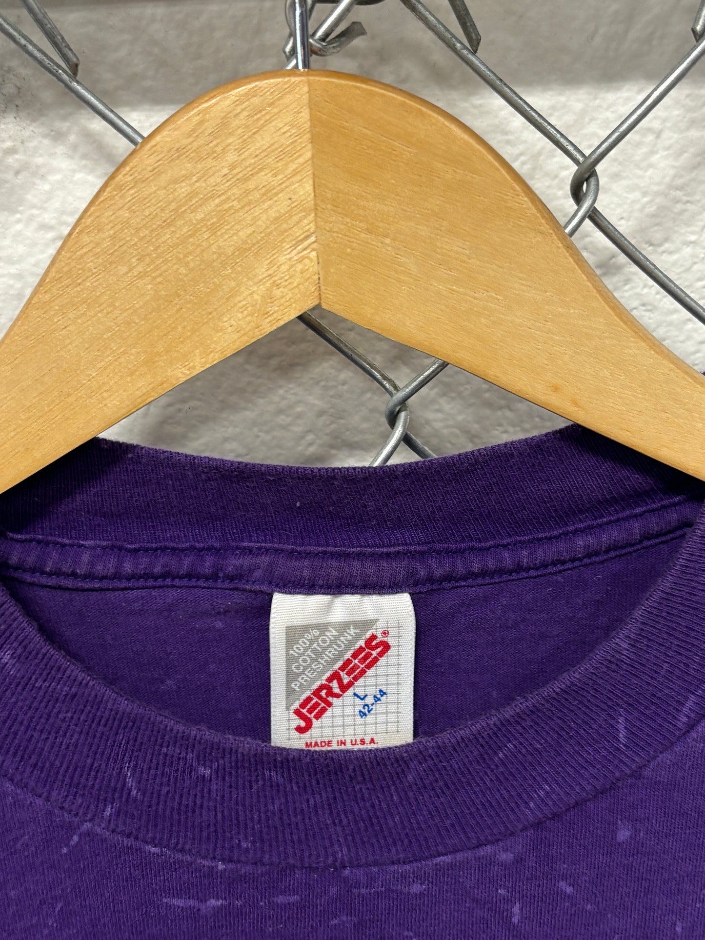 Vintage 90's Montana Big Sky Purple Nature Tee Size Large