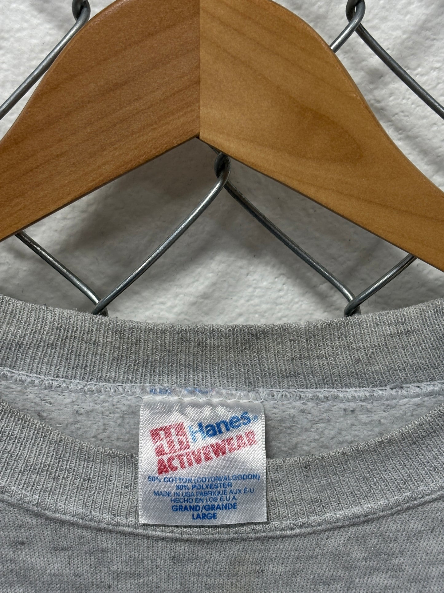 Vintage 90's Hysham Montana Grey Sweater Size Large