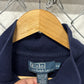 Vintage Polo Ralph Lauren Navy Blue Quarter Zip Sweater Size Large