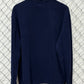 Vintage Polo Ralph Lauren Navy Blue Quarter Zip Sweater Size Large