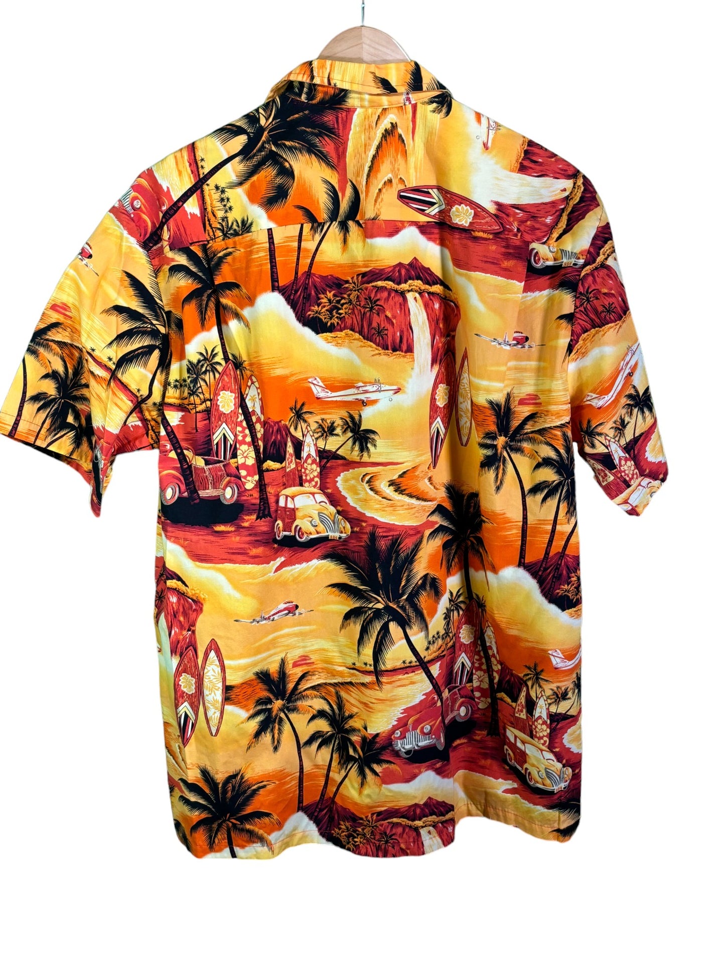 Vintage 90's Hawaiian Style Vacation Button Up Size XL