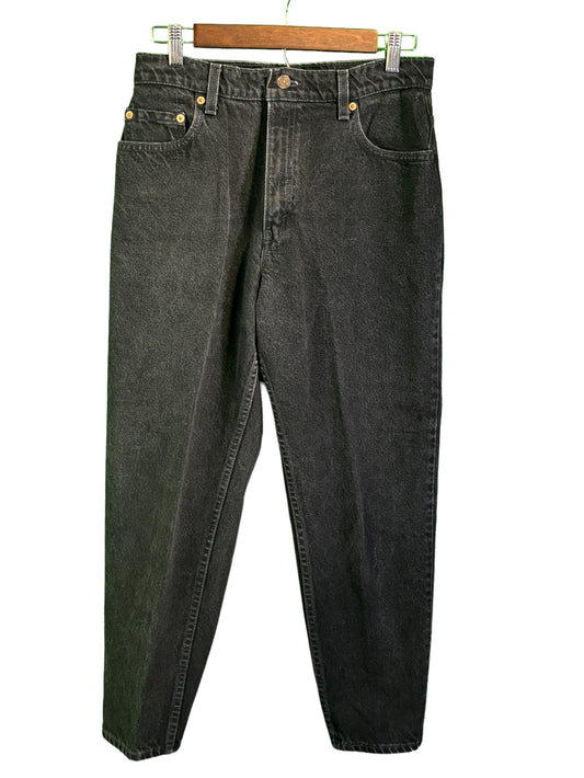 Vintage Levi's Made in USA 551 Black Denim Jeans Size 30x26