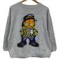 Vintage Y2K Garfield Hip Hop Outfit Cartoon Sweater Size Large